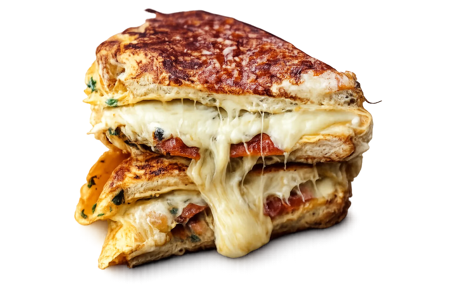 Cheese Bread Omelette