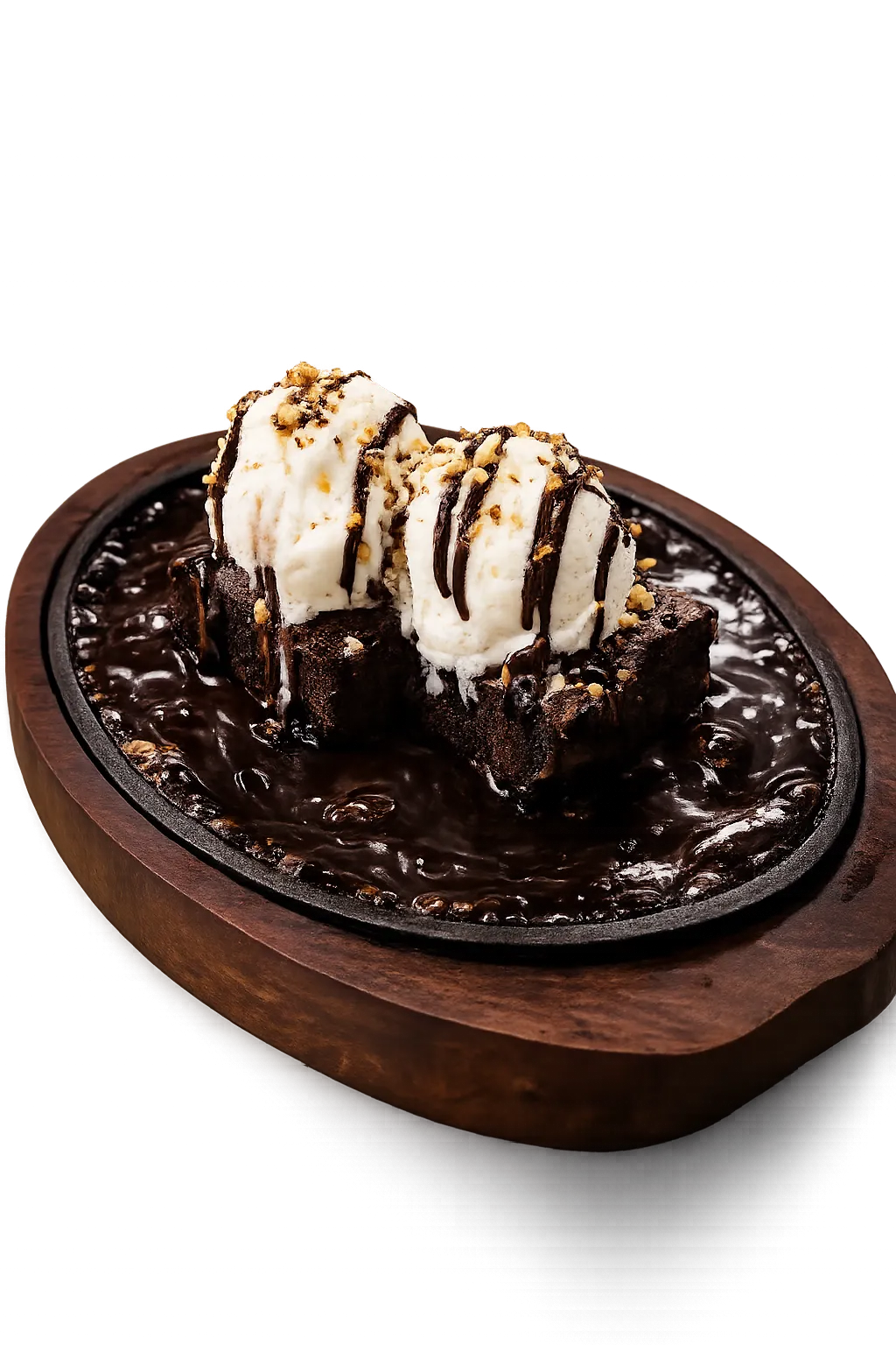 Sizzling Brownie Double
